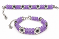 Lavender Daisy Bracelet